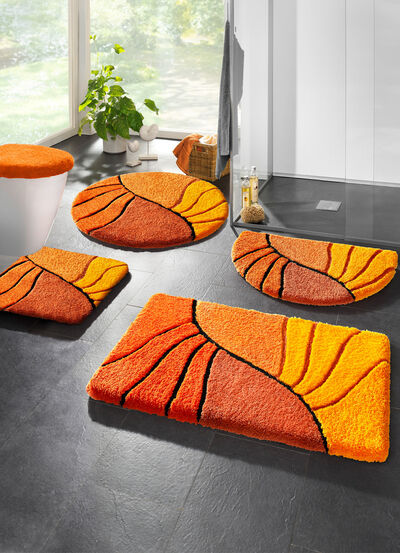 Badgarnitur mit rutschhemmender Rückseite 