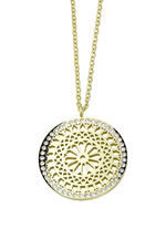 Wundervolle Halskette mit Kristallen 