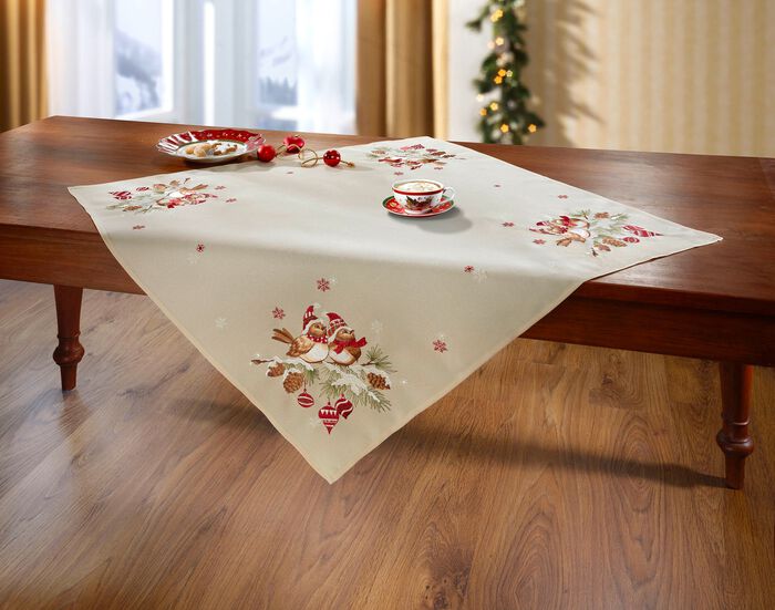 Wunderbar winterliche Tisch- und Raumdekoration 