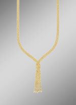 In interessantem Design: 3-reihige Kordelkette 