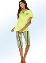 Zweierpack Schlafanz&uuml;ge mit Knopfleiste, lang und kurz 