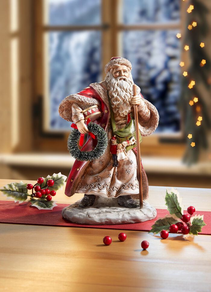 Weihnachtsmann mit Stab 
