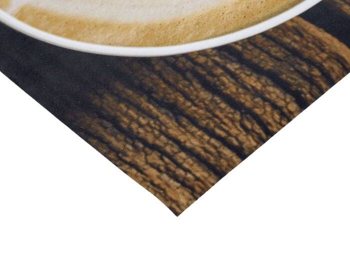 Küchenläufer Kaffeetassen, mit rutschhemmender Rückseite BRAUN