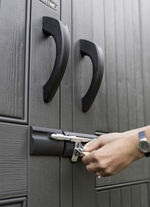 Stabiles Gerätehaus GRAU