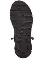 ELENA EDEN-Bootie mit schwarzem Pl&uuml;schkragen 