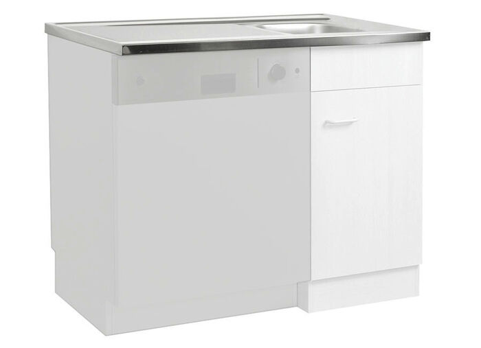 Sp&uuml;lenschrank mit melaminharzbeschichteter Oberfl&auml;che WEISS