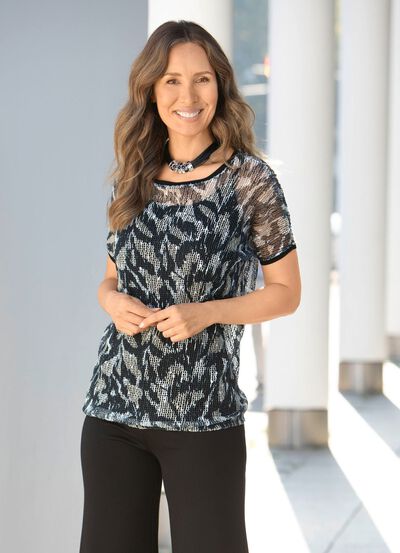 2-teiliges Set mit rundem Halsausschnitt 