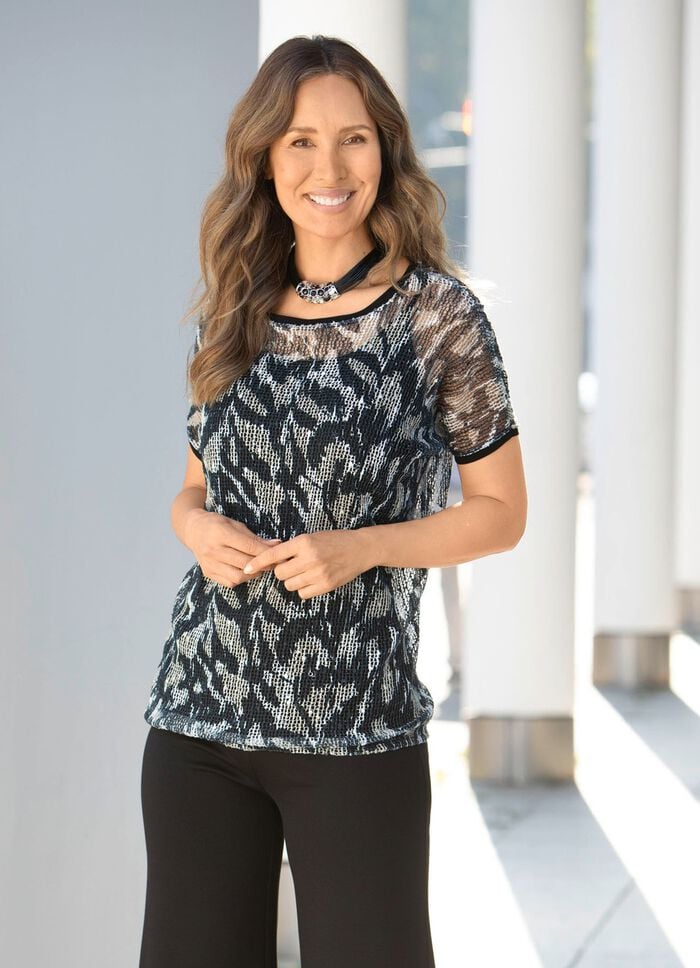 2-teiliges Set mit rundem Halsausschnitt 