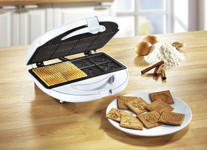 Geb&auml;ckeisen inklusive Rezeptheft 