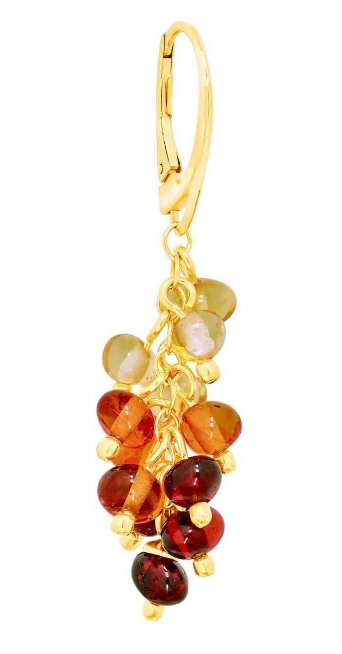 Wundersch&ouml;ne Ohrringe mit echt Bernstein 