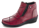 Gemini, bequeme Damen-Boots, Weite H, mit herausnehmbarem Fußbett BORDEAUX