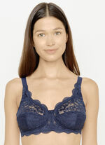 Susa Zweierpack BH mit zarter Elastikspitze 1X ROSENHOLZ, 1X MARINE