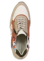 ELENA EDEN, schicke Damen-Sneaker, Weite G, mit herausnehmbarem Fußbett TAUPE-BUNT