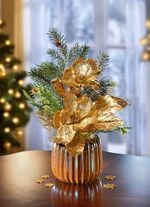 Magnolien-Gesteck im Topf 