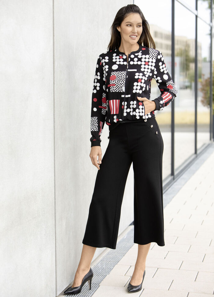 Culotte mit Zierkn&ouml;pfen SCHWARZ