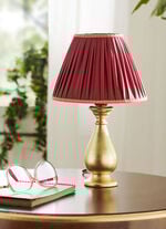 Tischleuchte mit Blattgoldauflage 