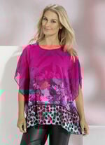 Poncho-Tunika mit eingearbeitetem Top 