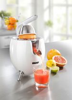 Zitruspresse mit Tropfstopp und Start-/ Stopp-Automatik 