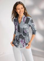 Shirtbluse mit Knopfleiste 