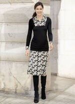 Shirt mit kontrastfarbenem Umlegekragen 