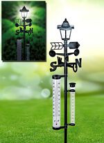 Solar-Wetterstation mit Windfahne 