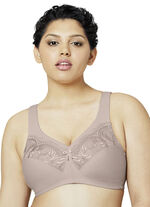 Glamorise St&uuml;tz-BH mit Stickereispitze TAUPE