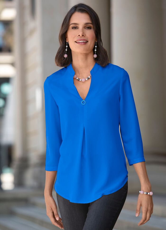 Tunika mit V-Ausschnitt 