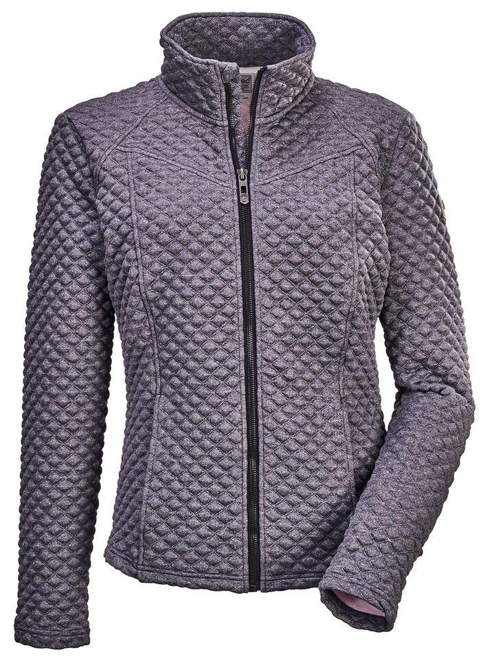 Modische Damen-Stretch-Jacke mit Jaquard-Steppmuster 