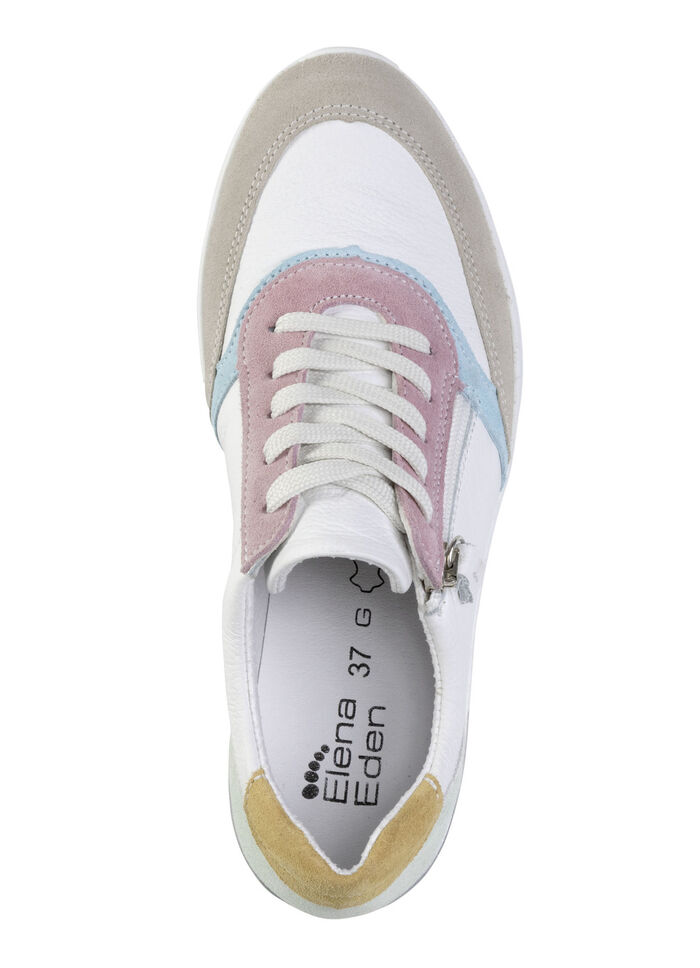 ELENA EDEN Sneaker in bunten Pastelltönen WEISS-BUNT
