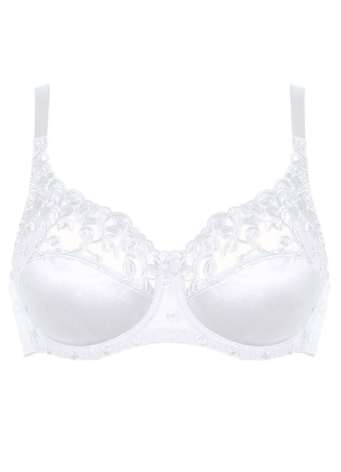 Naturana Zweierpack B&uuml;gel-BH mit T&uuml;llstickerei im Vorderteil 1X PUDER, 1X WEISS