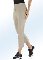 Hose in 7/8-L&auml;nge mit h&ouml;herem Formbund in 7 Farben BEIGE