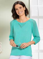 Pullover mit Ajourmuster MINZE
