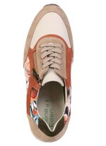 ELENA EDEN, schicke Damen-Sneaker, Weite G, mit herausnehmbarem Fu&szlig;bett TAUPE-BUNT