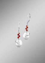 Ohrringe mit Muschelkernperlentropfen 