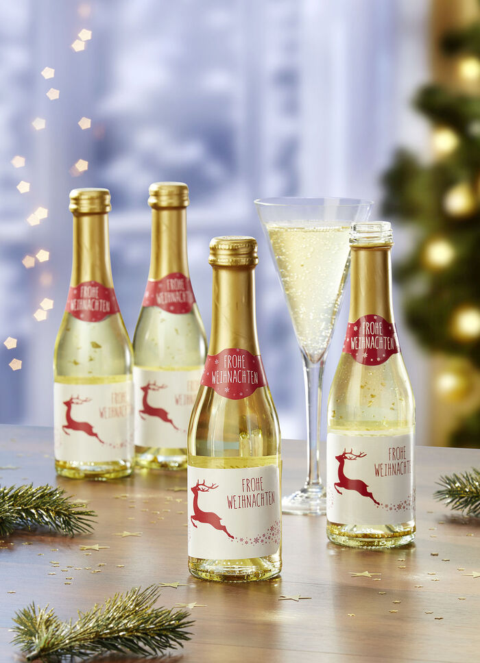 4er-Set Piccolos Frohe Weihnachten 