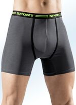 Viererpack Pants mit Kontrastpaspeln, uni 