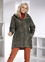 Jacke mit fester Kapuze 