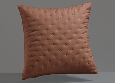 Tagesdecke mit Steppung und Bandeinfassung 