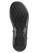 ELENA EDEN Sandale aus Nappaleder mit dezenter Knitter-Struktur SCHWARZ