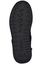 Waldl&auml;ufer, bequeme Damen-Stiefeletten, Weite H, mit herausnehmbarem Fu&szlig;bett SCHWARZ-ROT