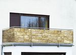 Bedruckter Balkon-Sichtschutz 