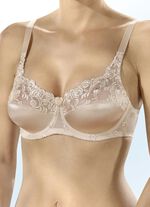 Naturana Zweierpack Bügel-BH mit Tüllstickerei im Vorderteil 1X PUDER, 1X WEISS