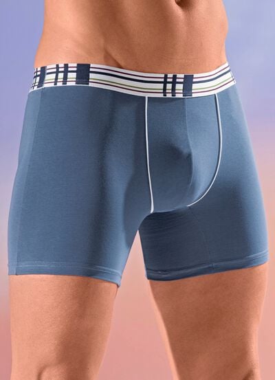 Viererpack Pants mit Elastikbund 