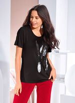 Shirt mit Kontrast-Druck in 2 Farben 