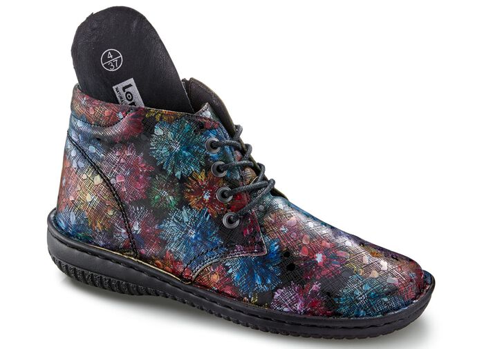 ELENA EDEN, schicke Damen-Boots, Weite G, mit herausnehmbarem Fu&szlig;bett MULTICOLOR