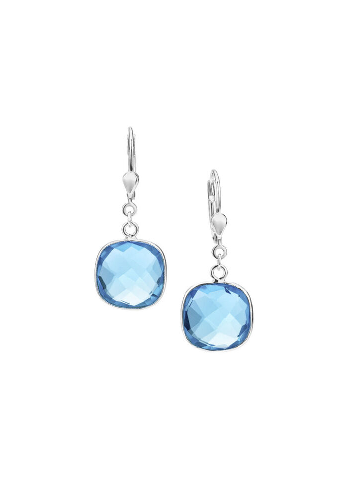 Eleganz, die sich bewegt: Ohrringe mit beh. Quarz 