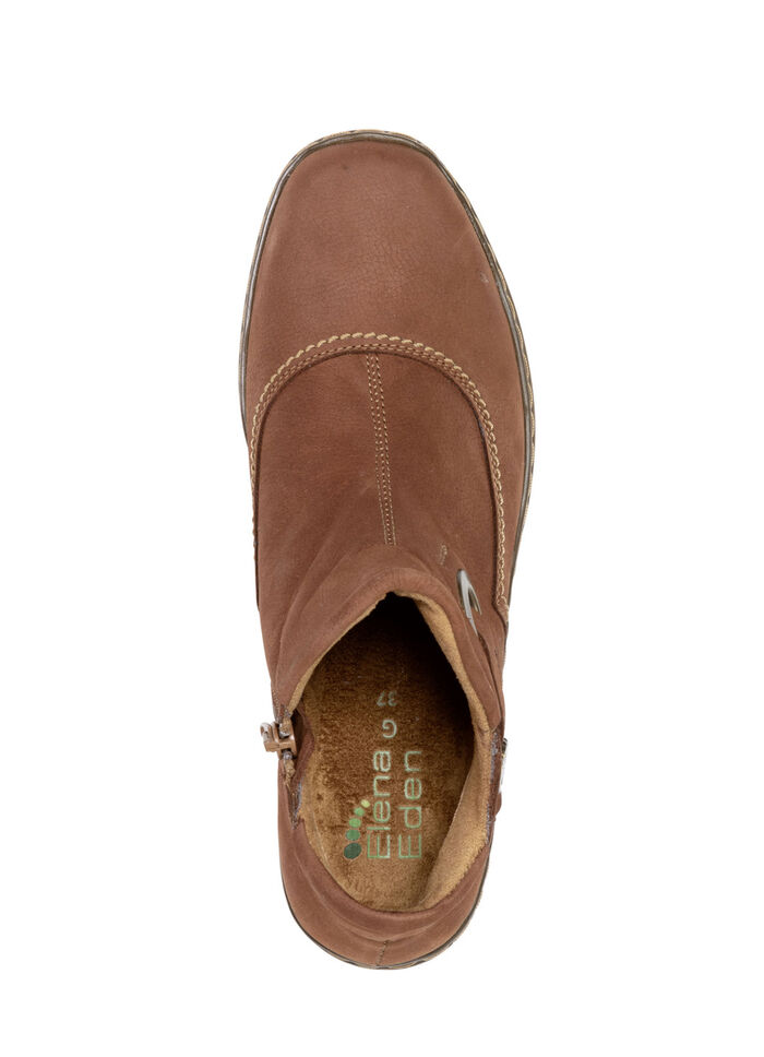 ELENA EDEN Bootie mit Zierspange COGNAC