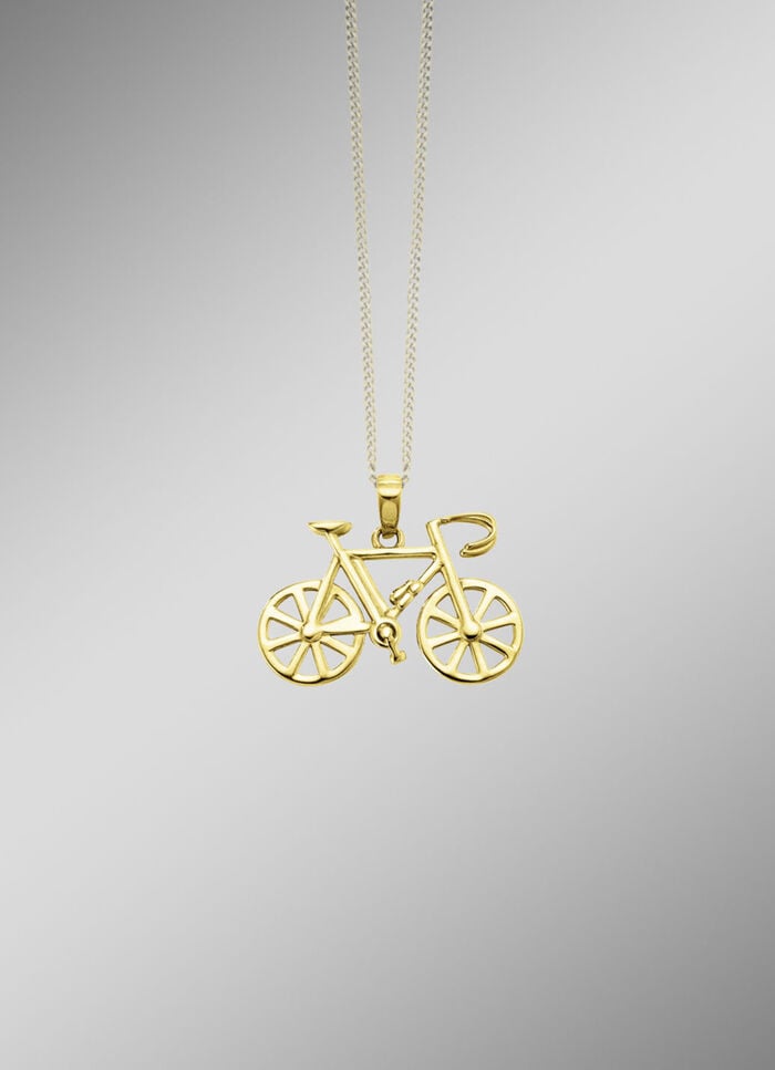 Fahrrad-Anhänger aus Gold  