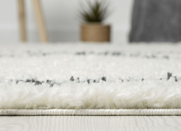 Traumhaft flauschige Shaggy-Brücken, -Galerien und -Teppiche CREME