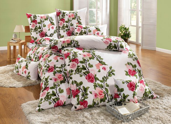 Bettw&auml;sche-Garnitur aus Microfaser 